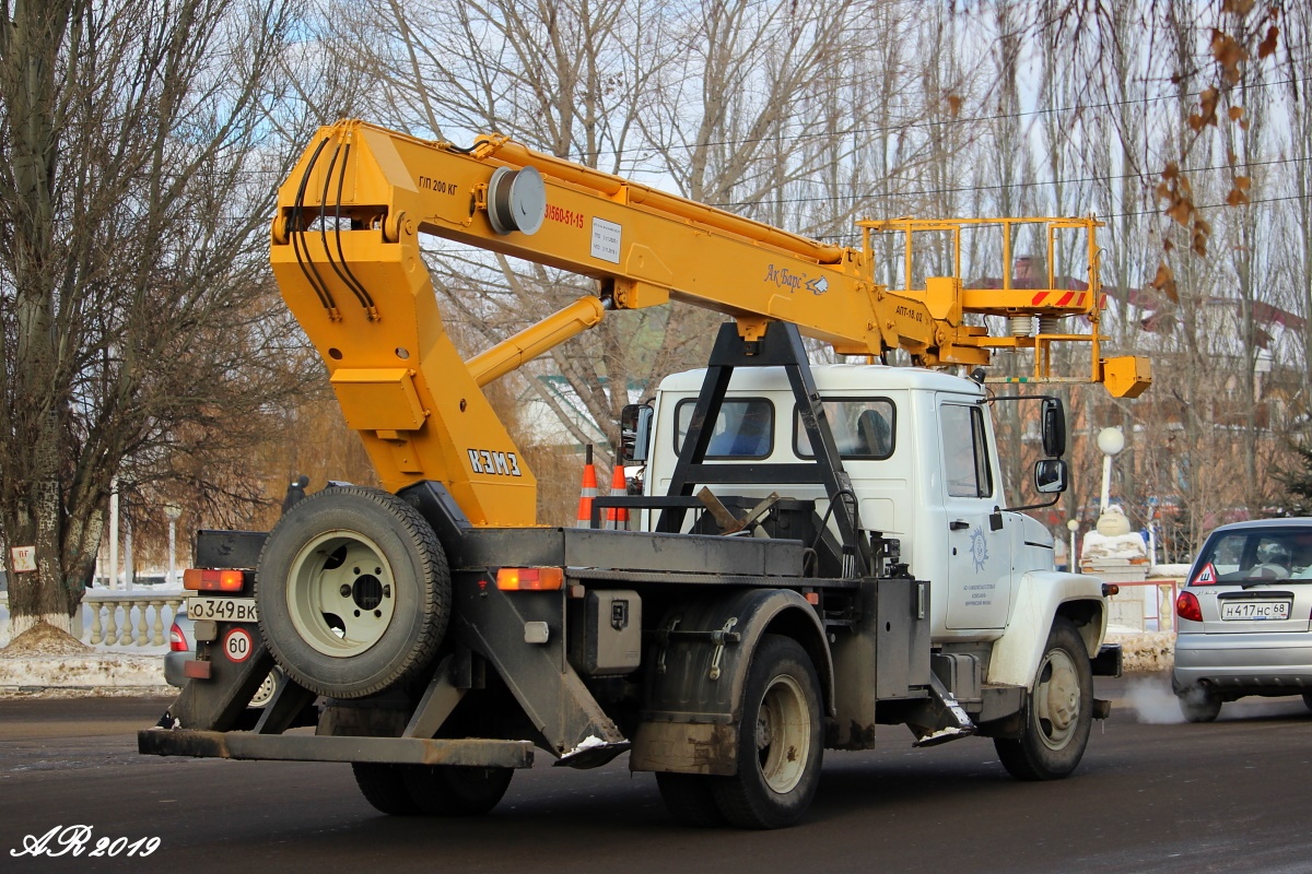 Тамбовская область, № О 349 ВК 68 — ГАЗ-33098
