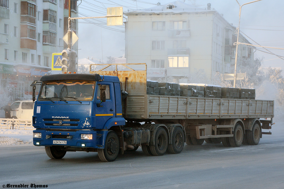 Саха (Якутия), № Х 241 КТ 14 — КамАЗ-65116-A4(23)