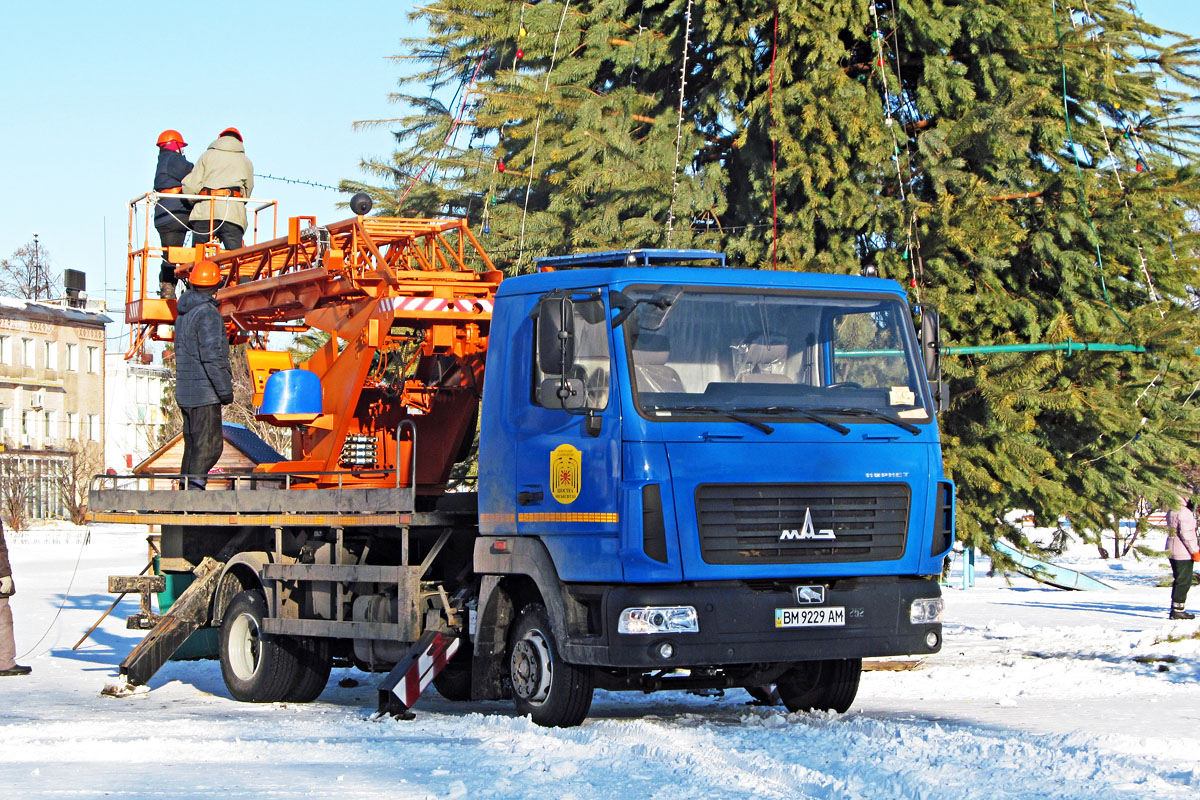 Сумская область, № ВМ 9229 АМ — МАЗ-4371N2