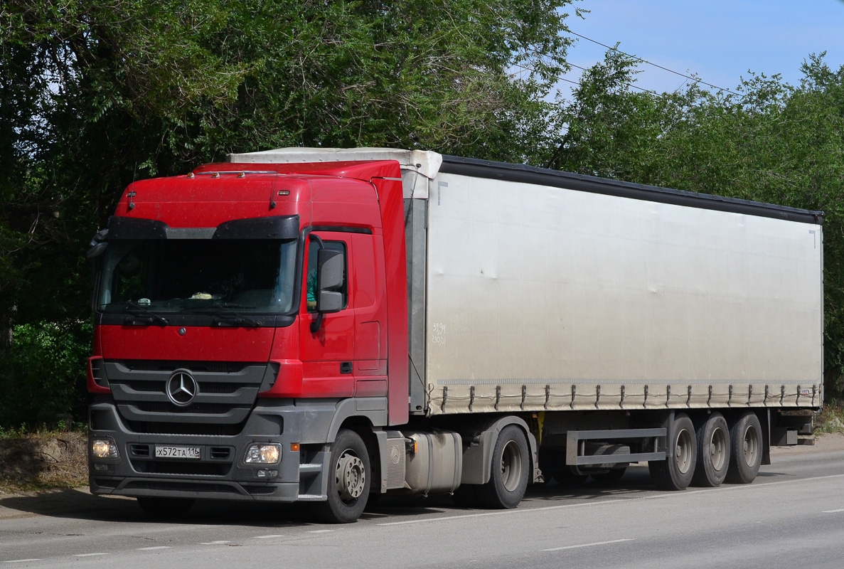 Татарстан, № Х 572 ТА 116 — Mercedes-Benz Actros '09 1841 [Z9M]