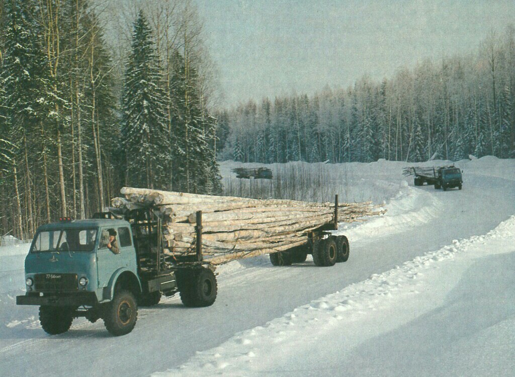 Архангельская область, № 77-54 АХП — МАЗ-509; Исторические фотографии (до 2000 года) (Архангельская область)
