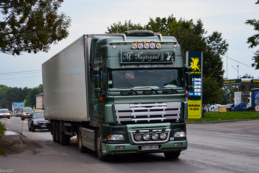 Тернопольская область, № ВО 4404 АО — DAF XF95 FT
