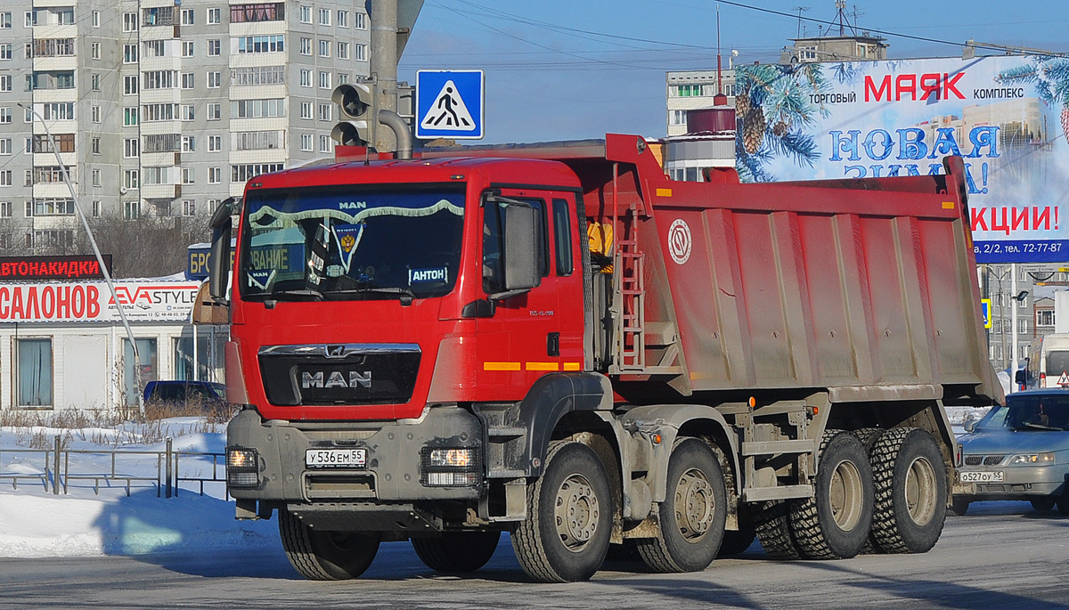 Омская область, № У 536 ЕМ 55 — MAN TGS 41.400