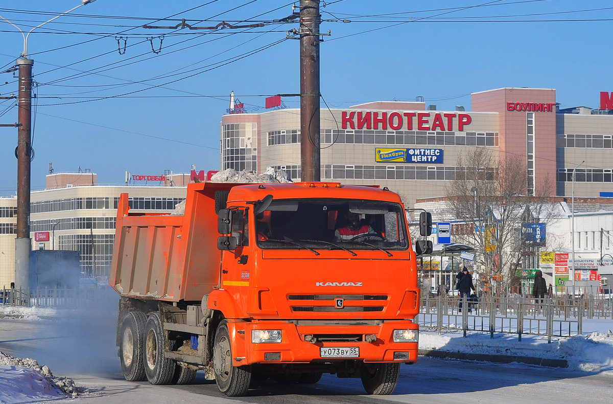 Омская область, № У 073 ВУ 55 — КамАЗ-65115-L4(19)