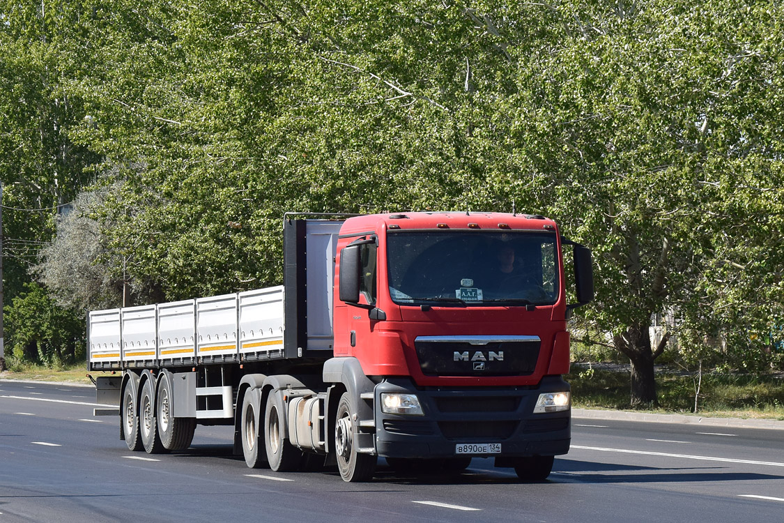Волгоградская область, № В 890 ОЕ 134 — MAN TGS 26.440