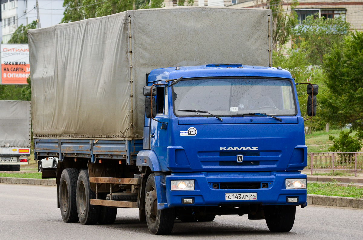 Волгоградская область, № С 143 АР 34 — КамАЗ-65117-N3(78)