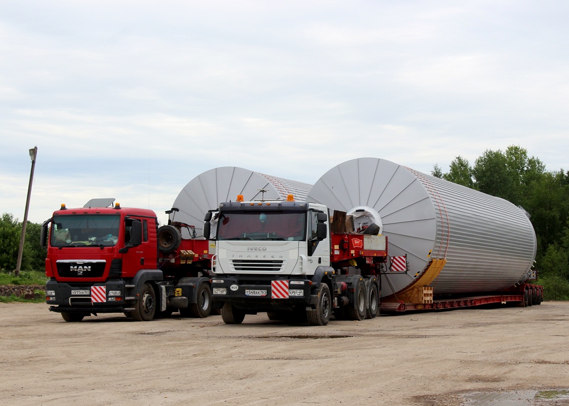 Ростовская область, № Х 511 ХА 161 — MAN TGS 33.480; Ростовская область, № Т 548 АК 161 — IVECO Trakker ('2004)