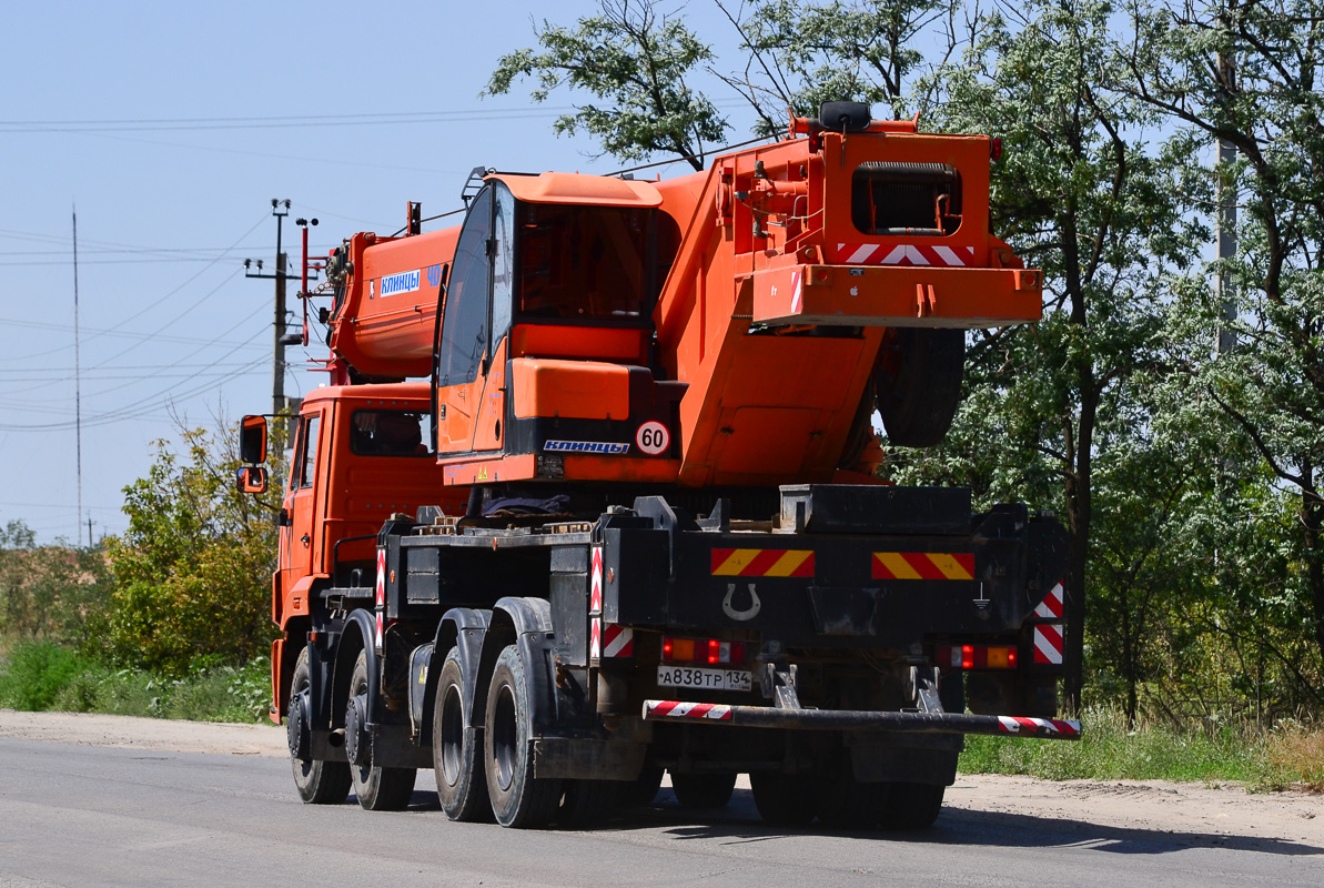 Волгоградская область, № А 838 ТР 134 — КамАЗ-6540-A4(23)