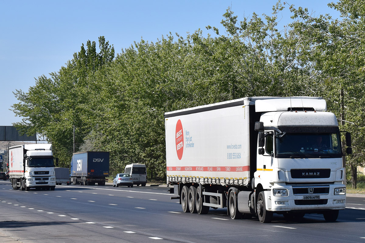 Московская область, № Х 809 СМ 750 — КамАЗ-5490-S5(87)