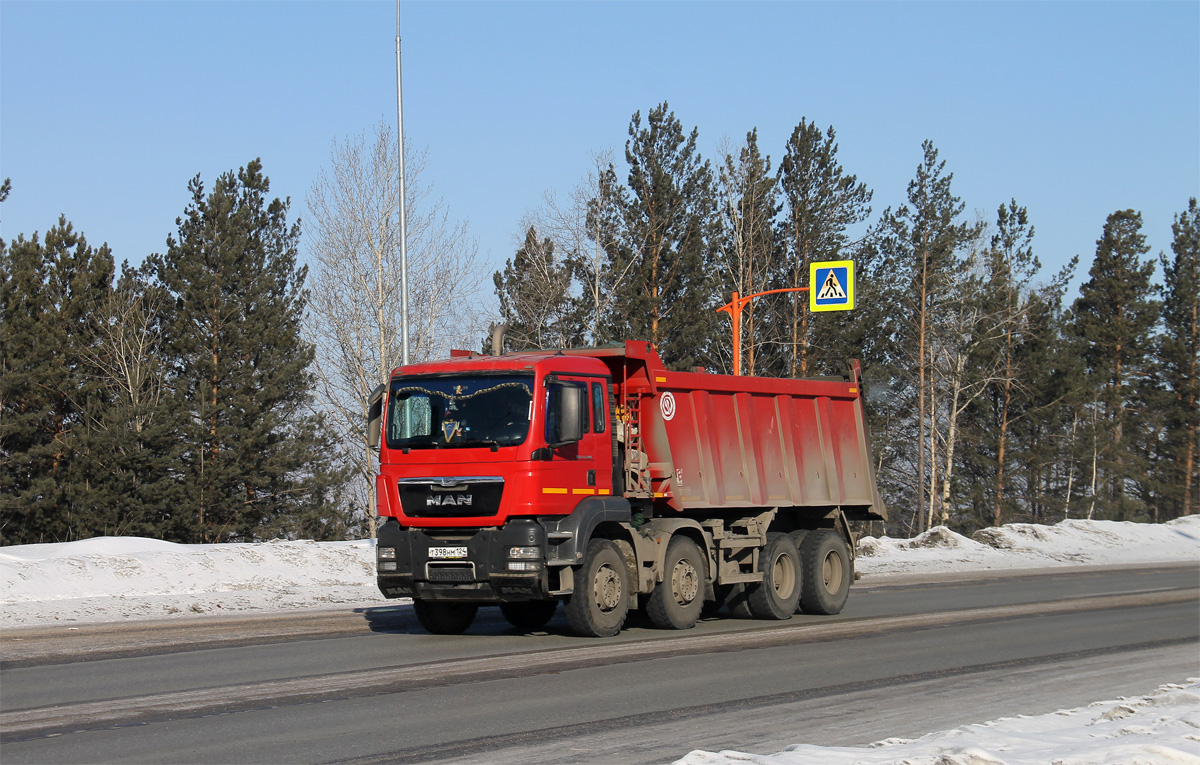 Красноярский край, № Т 398 НМ 124 — MAN TGS 41.400