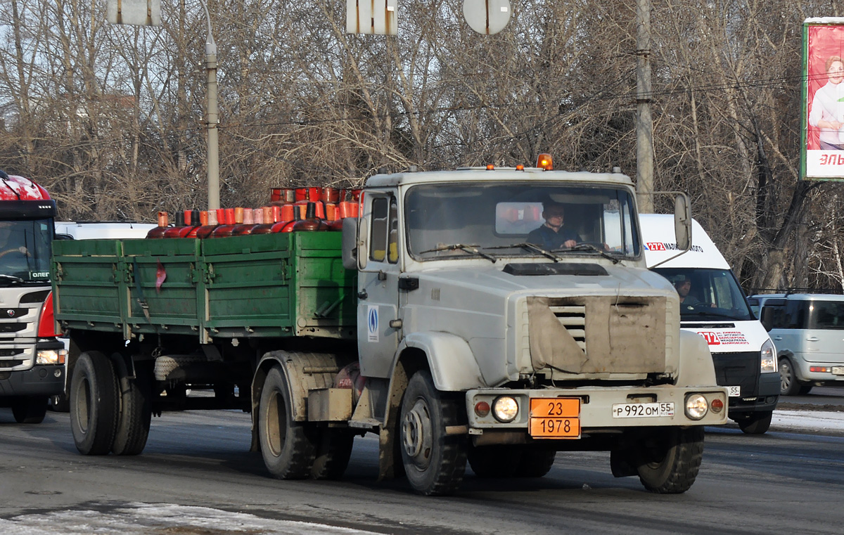 Омская область, № Р 992 ОМ 55 — ЗИЛ-442160
