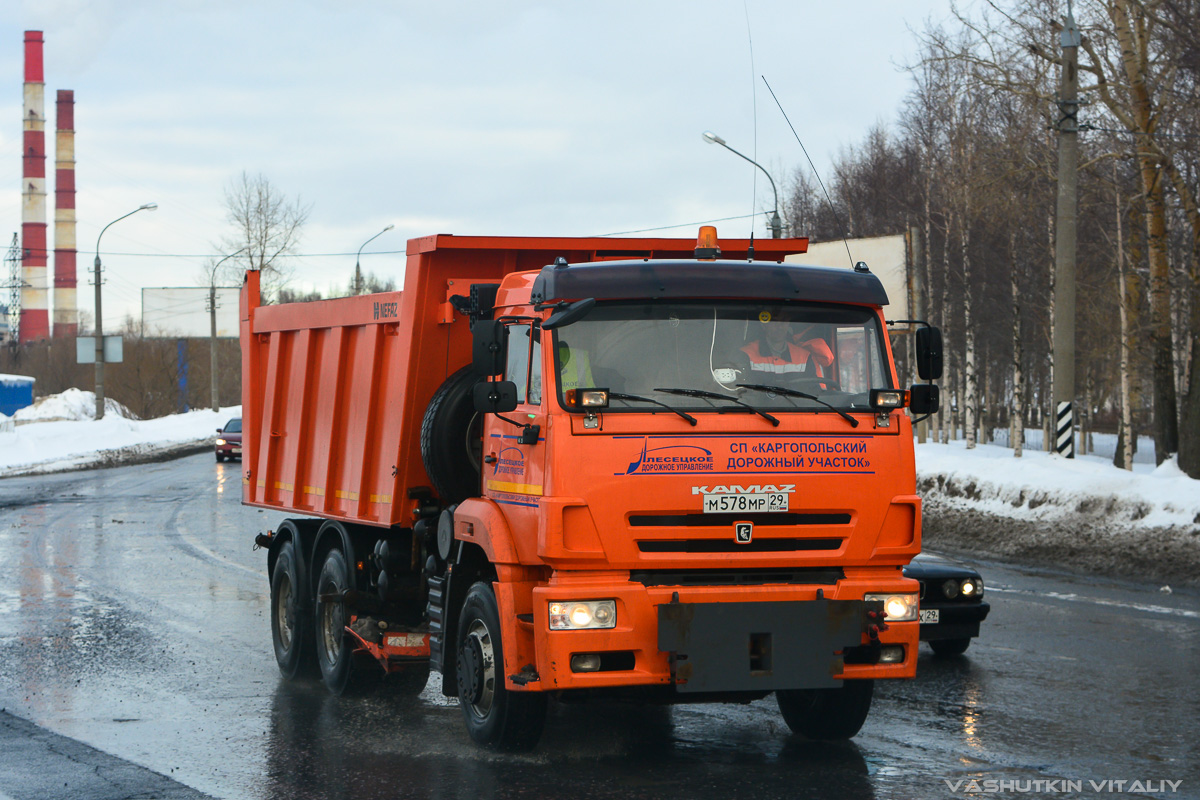 Архангельская область, № М 578 МР 29 — КамАЗ-6520-43