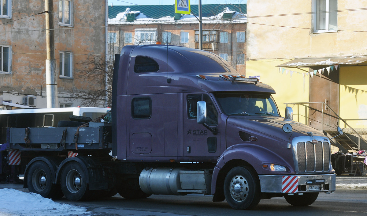 Ярославская область, № Е 337 ВН 76 — Peterbilt 387