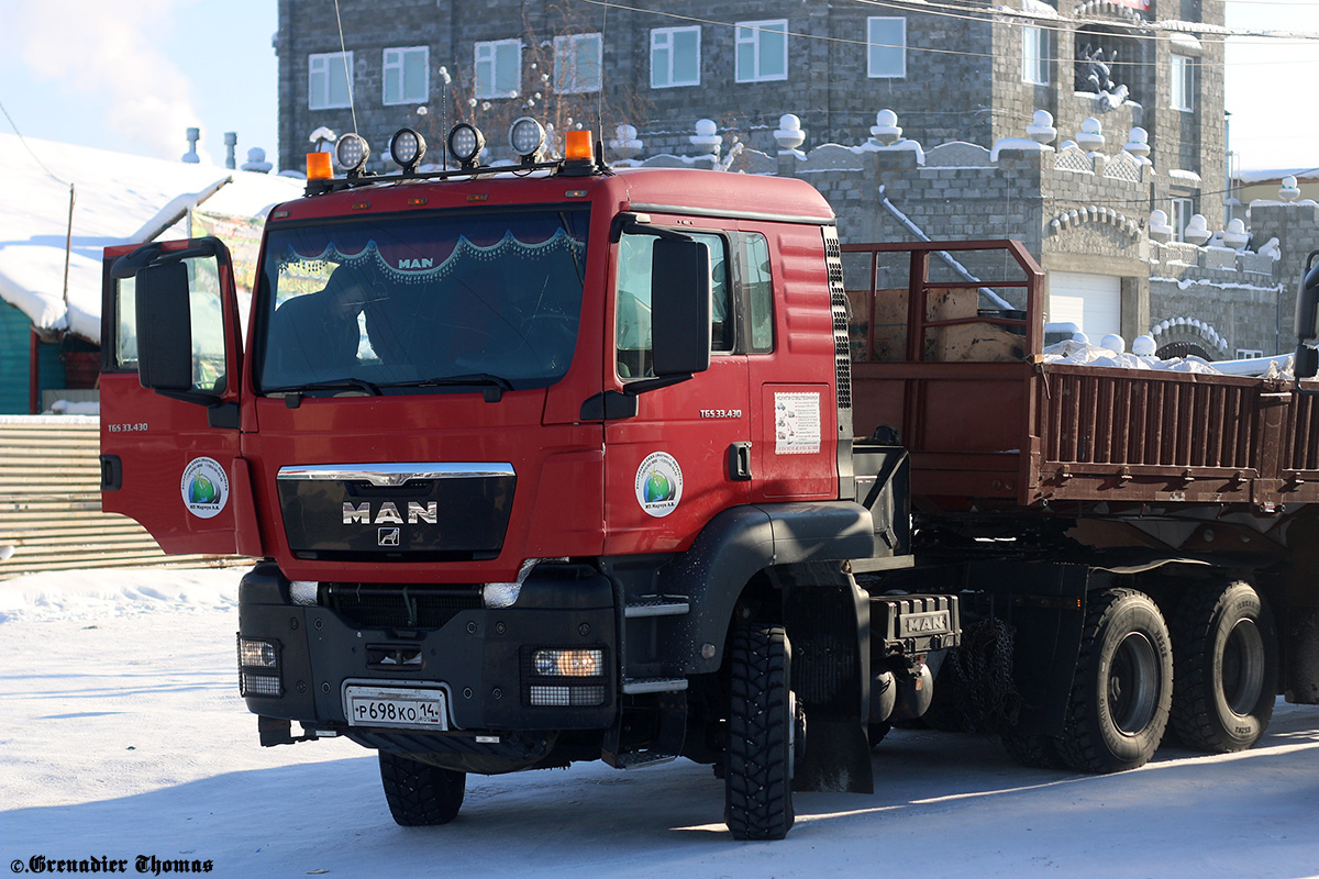 Саха (Якутия), № Р 698 КО 14 — MAN TGS 33.430
