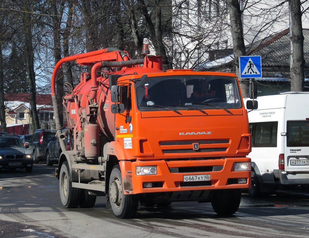 Калужская область, № О 667 КТ 40 — КамАЗ-53605-L4(19)