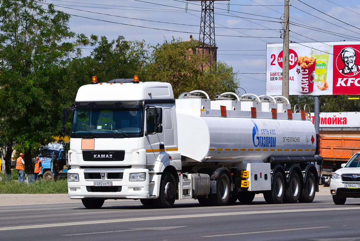 Ростовская область, № Р 492 ХМ 161 — КамАЗ-5490-S5(87)
