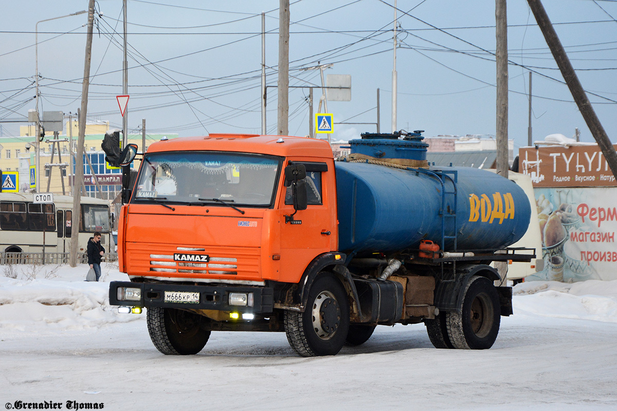 Саха (Якутия), № М 666 КР 14 — КамАЗ-43255-A3(96)