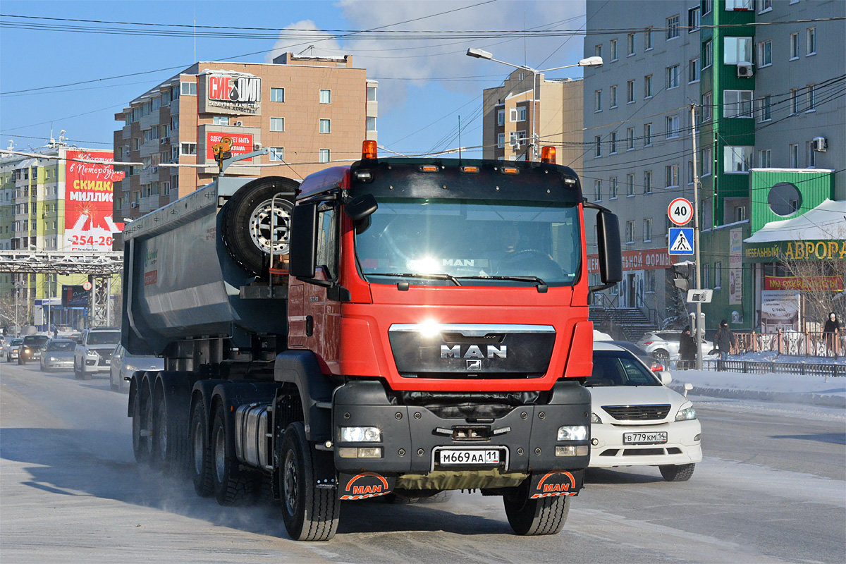 Саха (Якутия), № М 669 АА 11 — MAN TGS 33.430