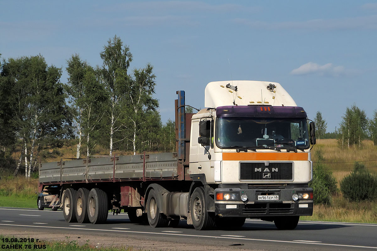 Липецкая область, № М 961 ЕР 48 — MAN F2000 19.xxx (общая)