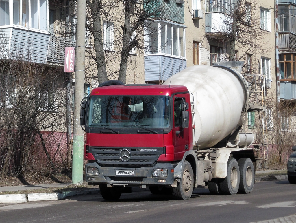 Калужская область, № О 999 КА 40 — Mercedes-Benz Actros ('2003) 3332