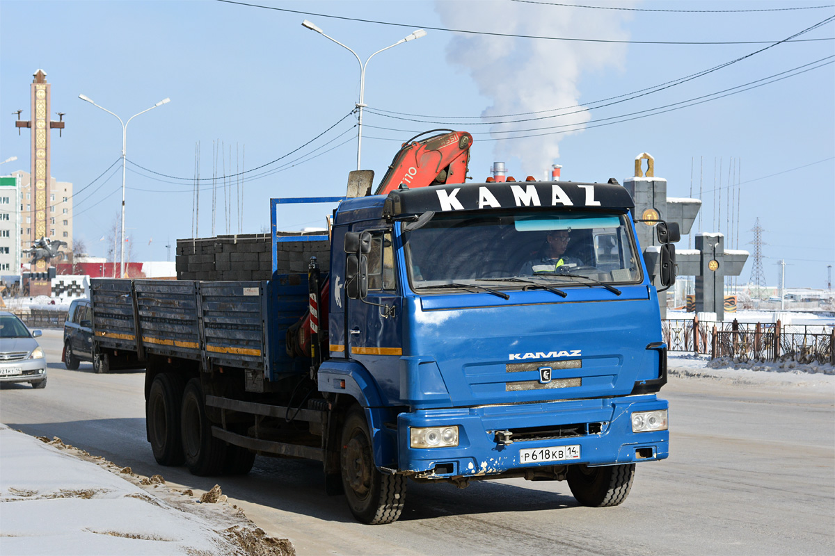 Саха (Якутия), № Р 618 КВ 14 — КамАЗ-65117-N3(78)