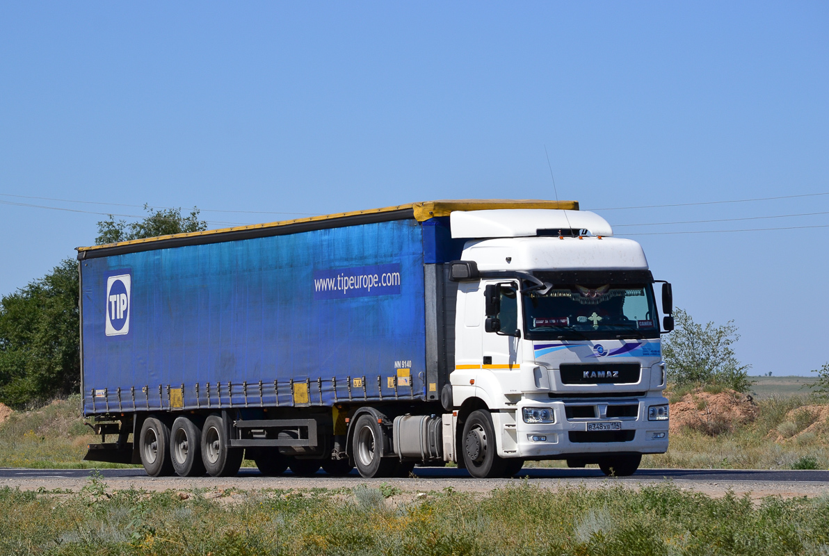 Волгоградская область, № В 348 ХВ 134 — КамАЗ-5490-S5(87)