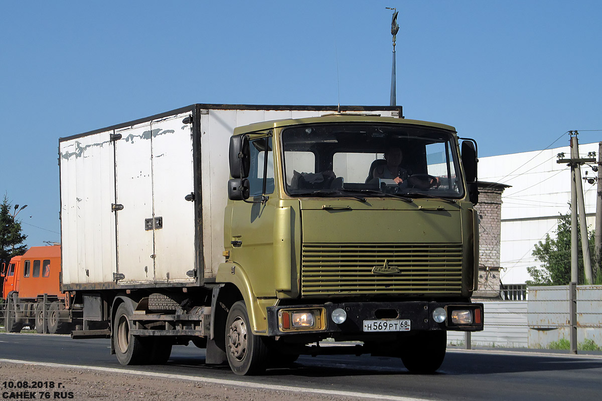Тамбовская область, № Н 569 РТ 68 — МАЗ-437040
