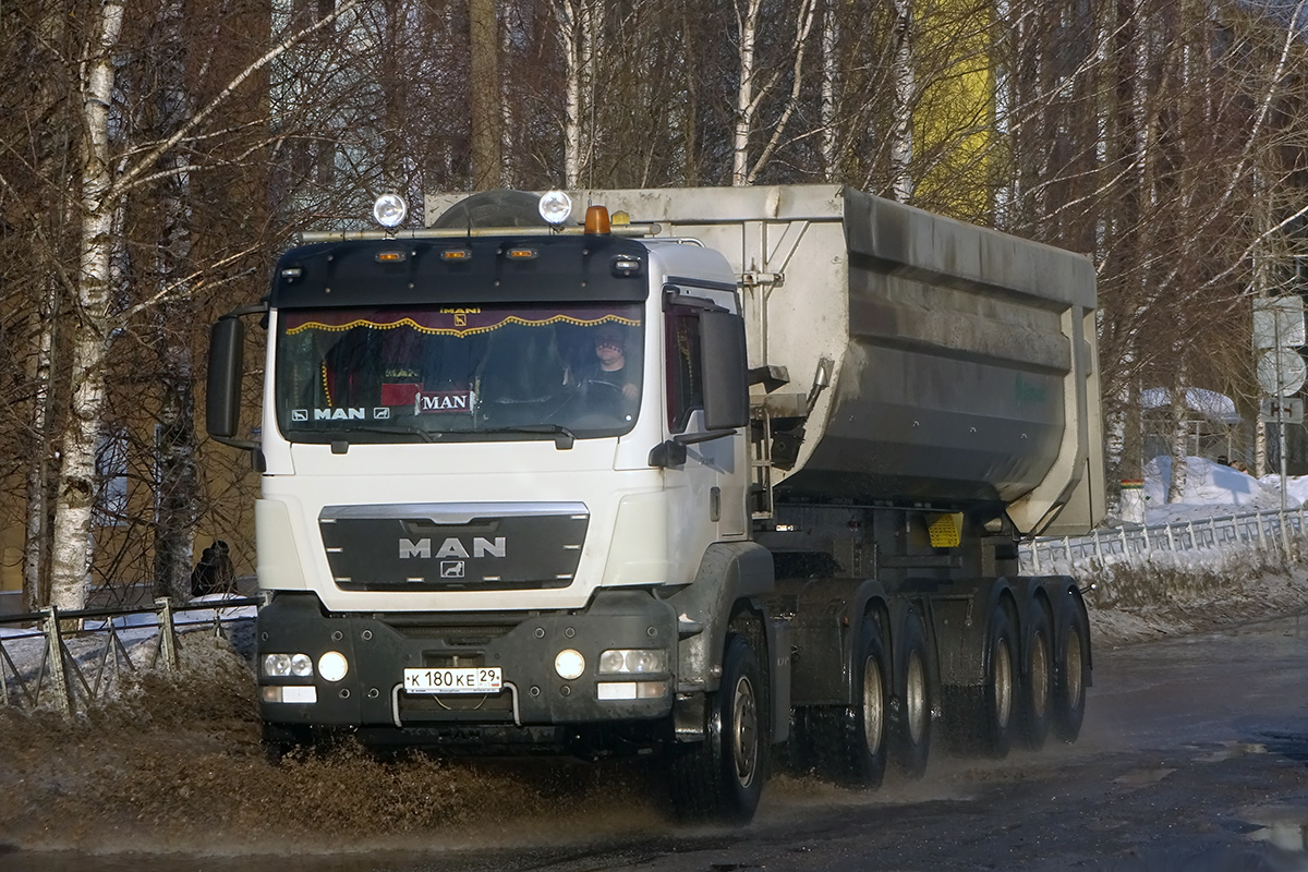 Архангельская область, № К 180 КЕ 29 — MAN TGS 33.440
