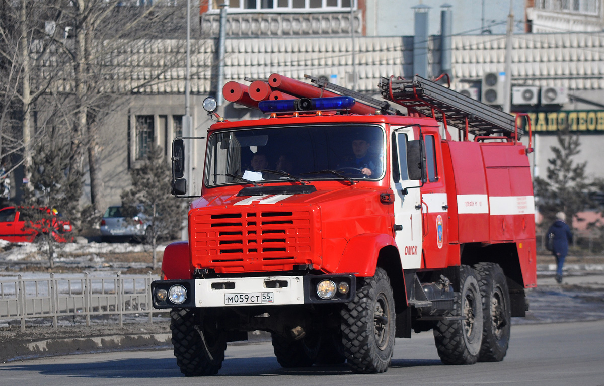 Омская область, № М 059 СТ 55 — ЗИЛ-4334 (УАМЗ)