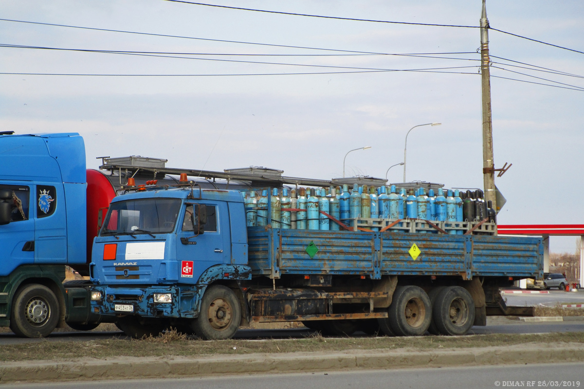 Волгоградская область, № Р 453 НТ 34 — КамАЗ-65117-N3(78)