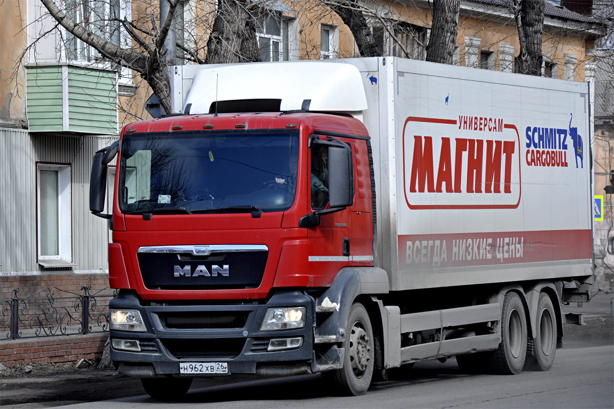 Ставропольский край, № Н 962 ХВ 26 — MAN TGS 28.360