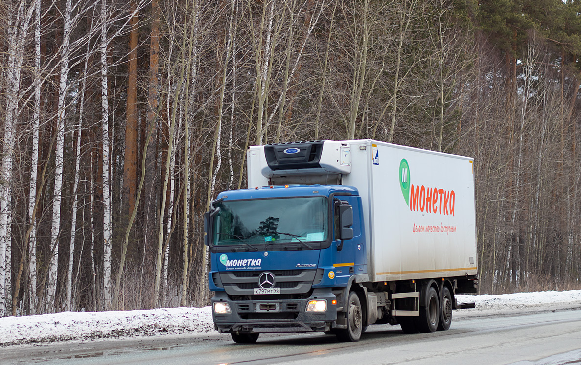 Свердловская область, № Х 797 МТ 96 — Mercedes-Benz Actros '09 2541 [Z9M]
