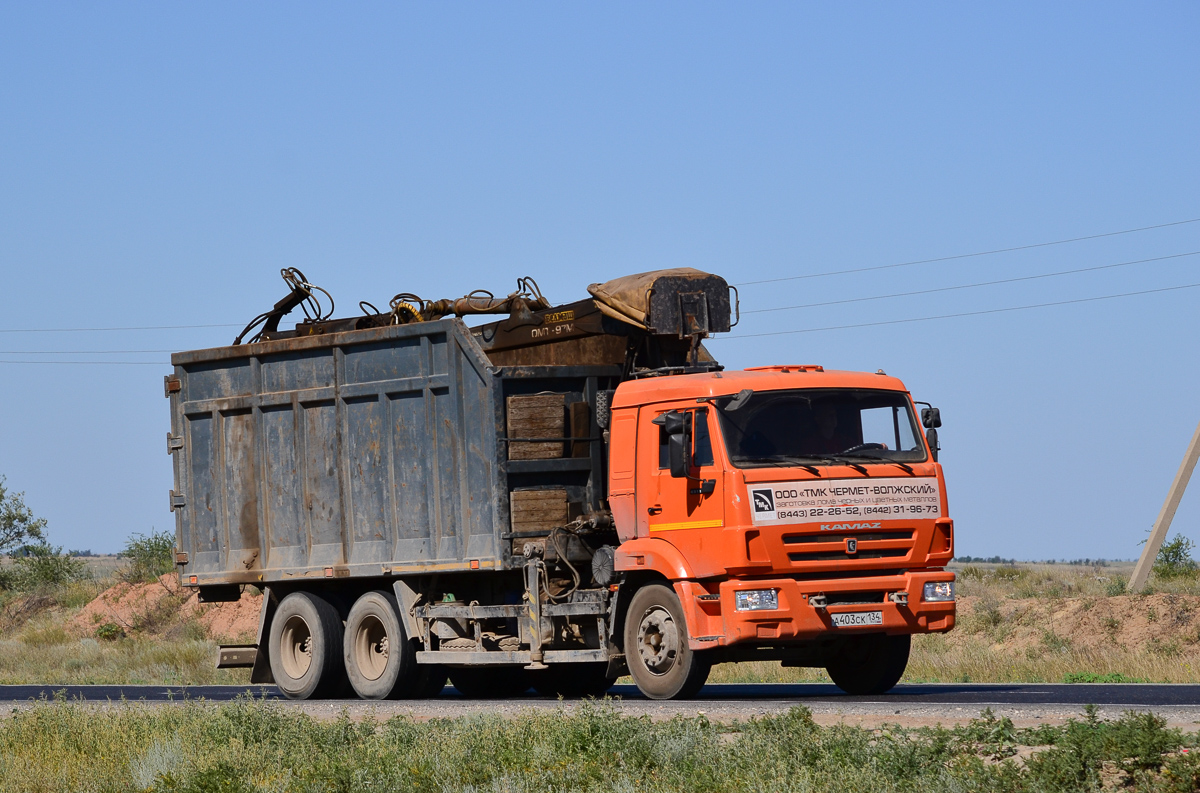 Волгоградская область, № А 403 СК 134 — КамАЗ-65115-N3(78)
