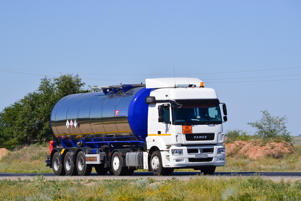 Волгоградская область, № Е 262 АМ 134 — КамАЗ-5490-S5(87)