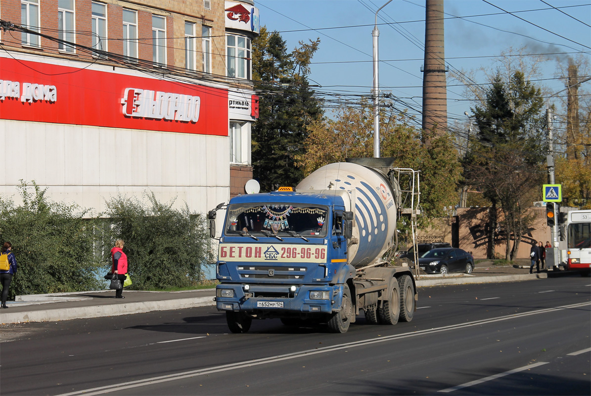Красноярский край, № Т 652 МР 124 — КамАЗ-65115-A4(23)