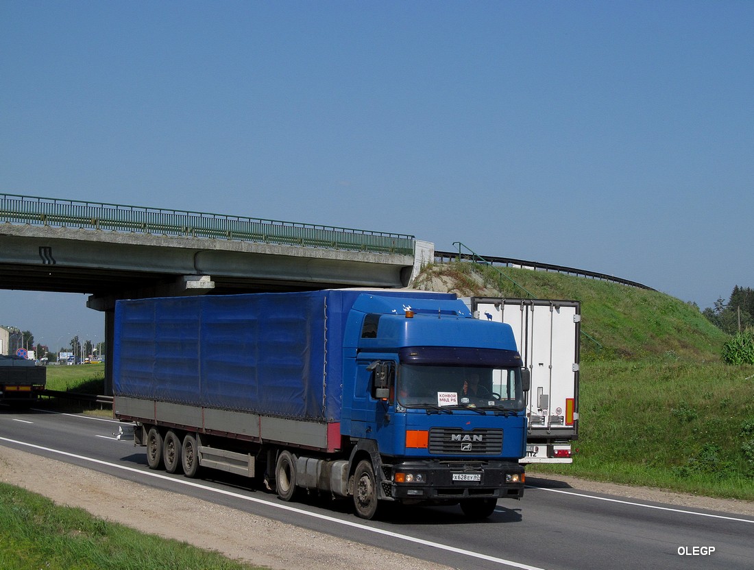 Псковская область, № Х 628 ЕУ 60 — MAN F2000 19.414