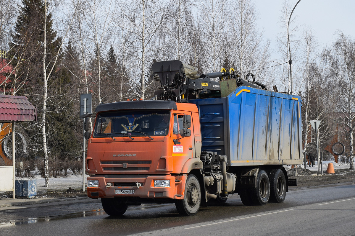 Алтайский край, № С 154 ХС 22 — КамАЗ-65115-A5(48)