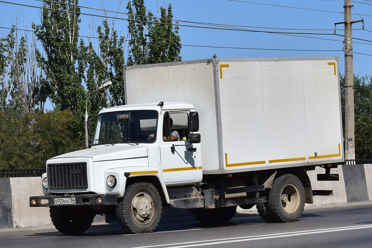 Волгоградская область, № В 929 КН 134 — ГАЗ-3309