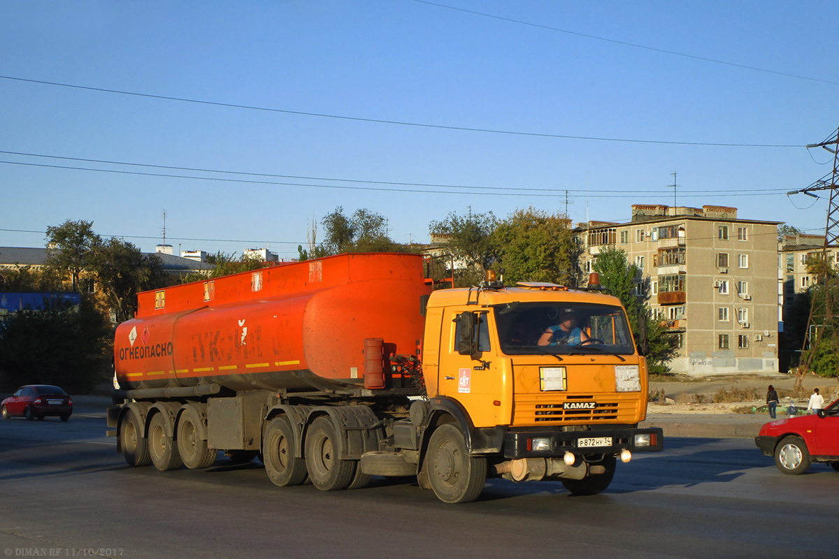 Волгоградская область, № Р 872 НУ 34 — КамАЗ-65116-N3(78)