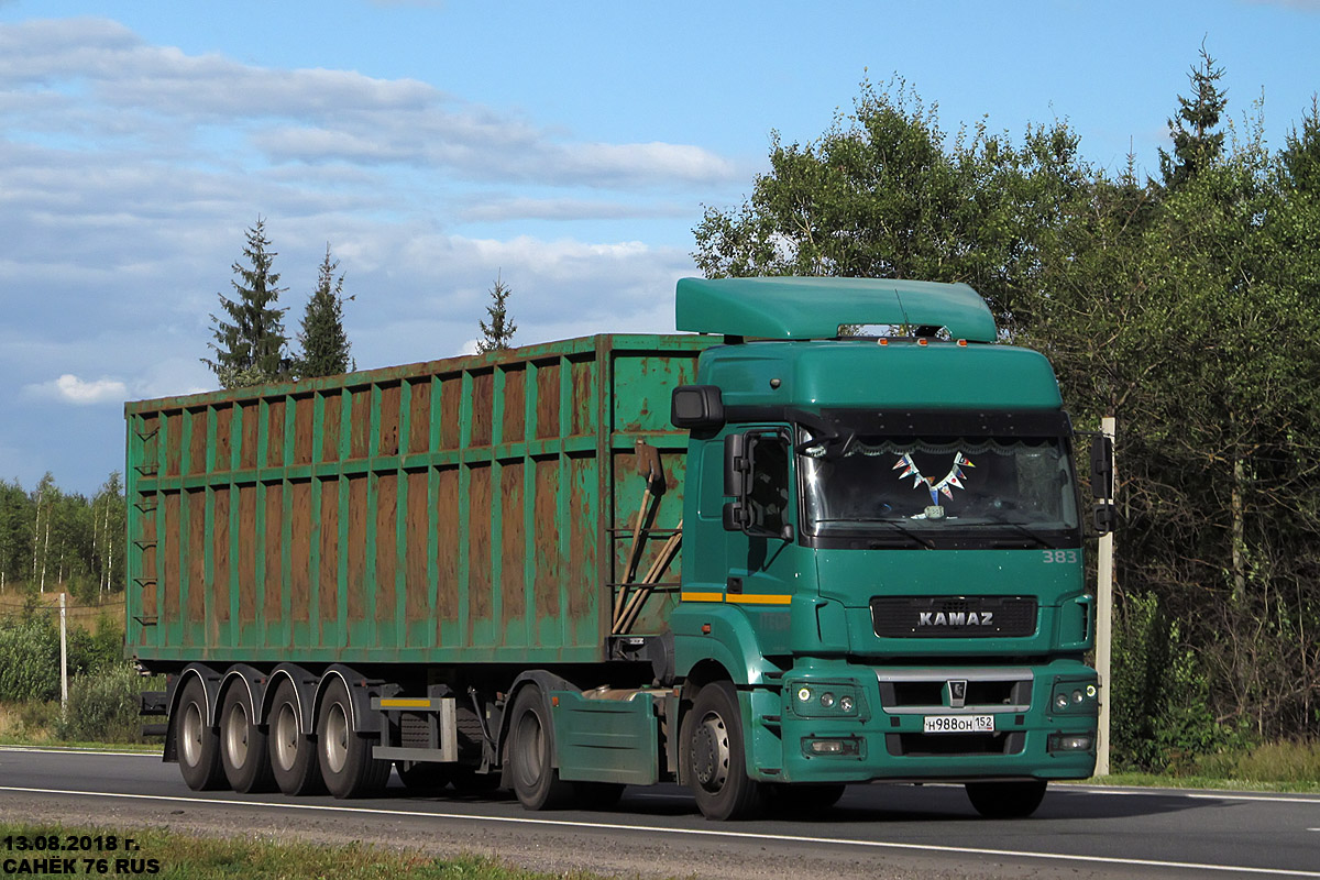 Нижегородская область, № 383 — КамАЗ-5490-T5(68)