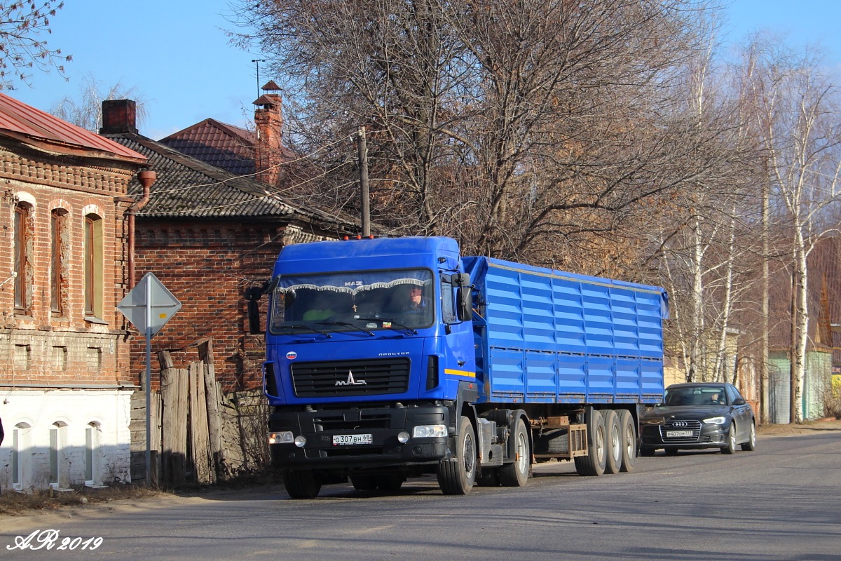 Тамбовская область, № О 307 ВН 68 — МАЗ-544019