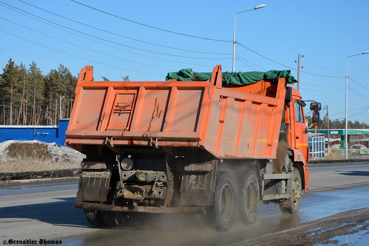 Саха (Якутия), № М 366 МА 14 — КамАЗ-65115-L4(19)