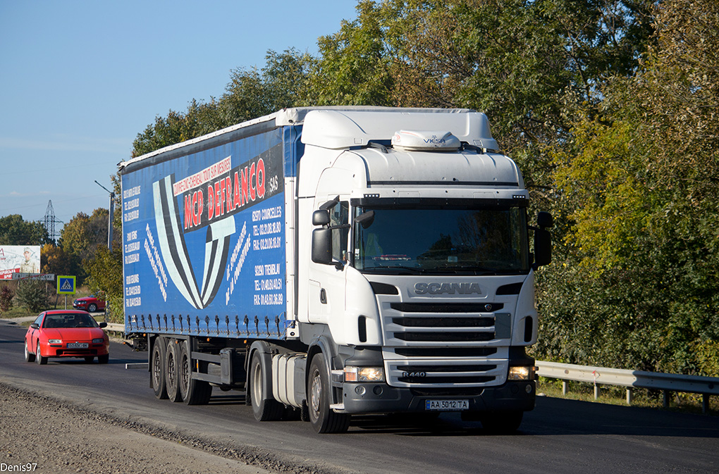 Винницкая область, № АА 5012 ТА — Scania ('2009) R440