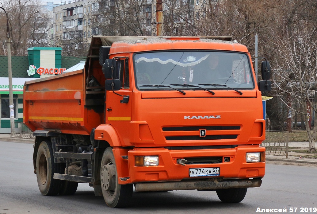 Орловская область, № А 774 КА 57 — КамАЗ-43255-R4(28)