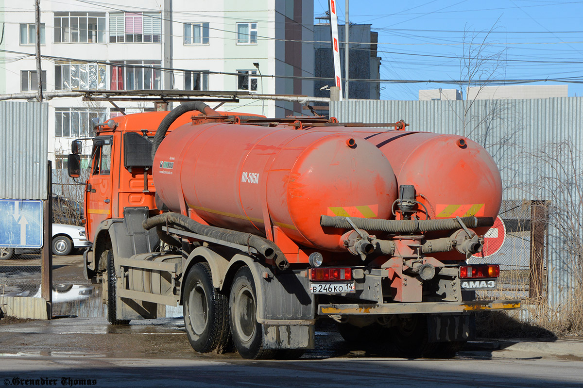 Саха (Якутия), № В 246 КО 14 — КамАЗ-65115-62