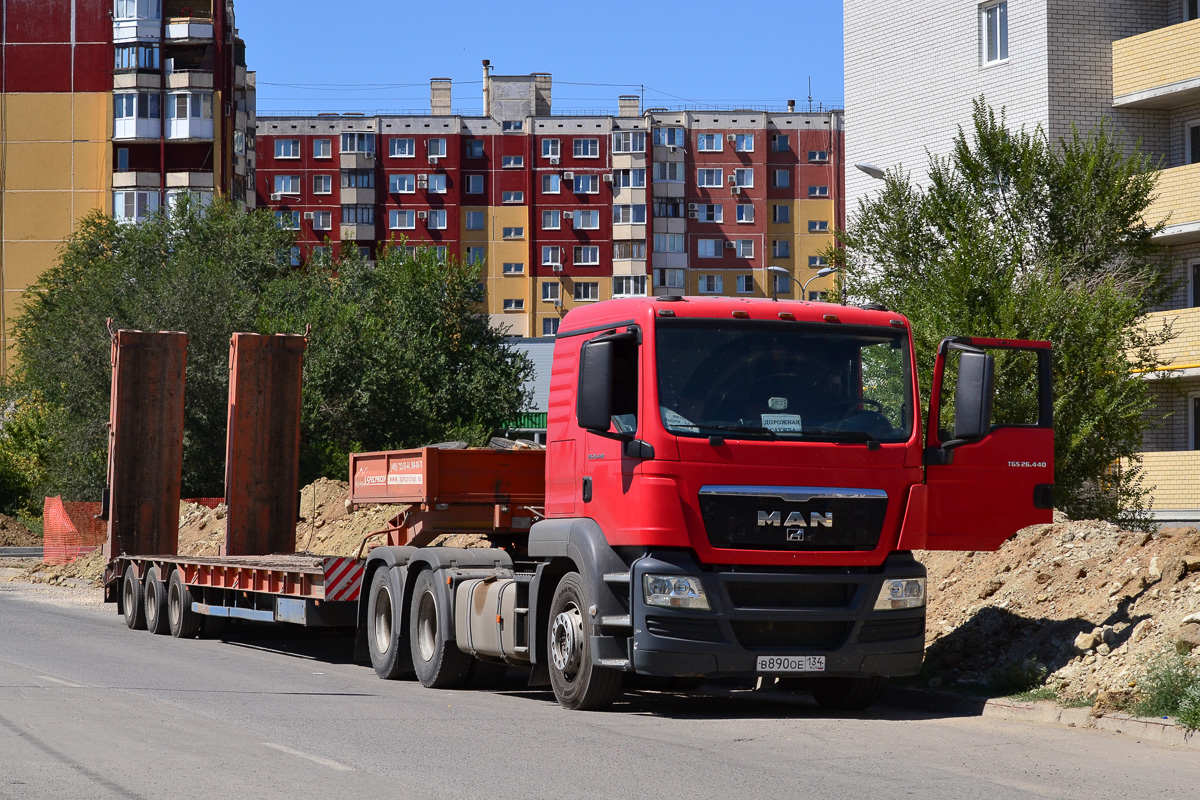 Волгоградская область, № В 890 ОЕ 134 — MAN TGS 26.440