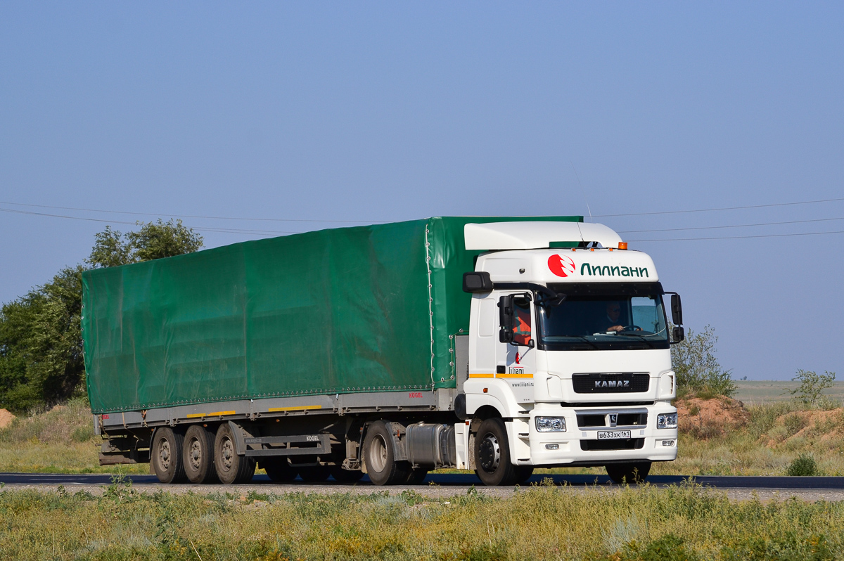 Ростовская область, № В 633 ХК 161 — КамАЗ-5490-S5(87)