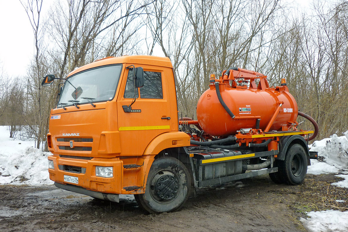 Архангельская область, № К 667 УО 29 — КамАЗ-43253-H3(99)