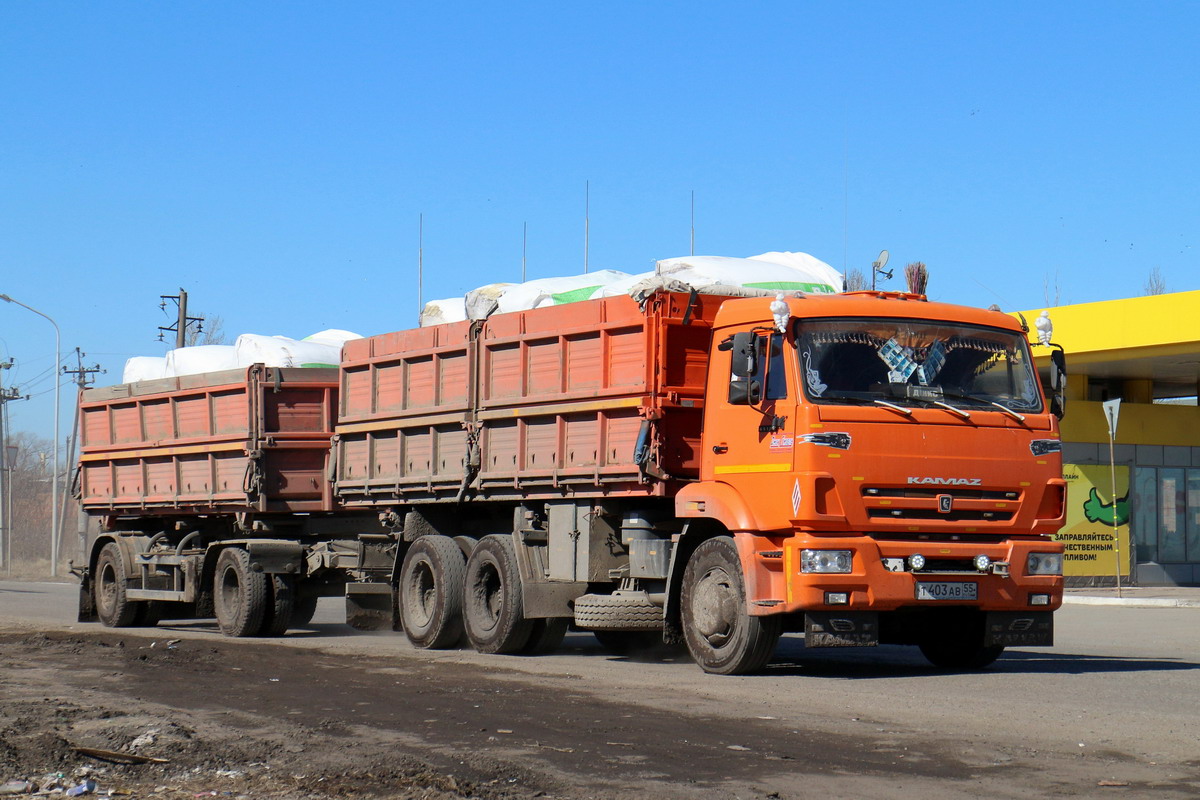 Омская область, № Т 403 АВ 55 — КамАЗ-65115-N3(78)