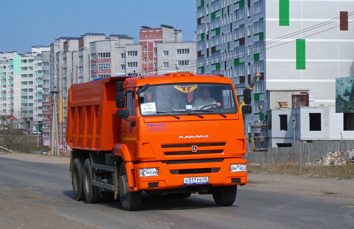 Калужская область, № О 317 РВ 40 — КамАЗ-65115-L4(19)